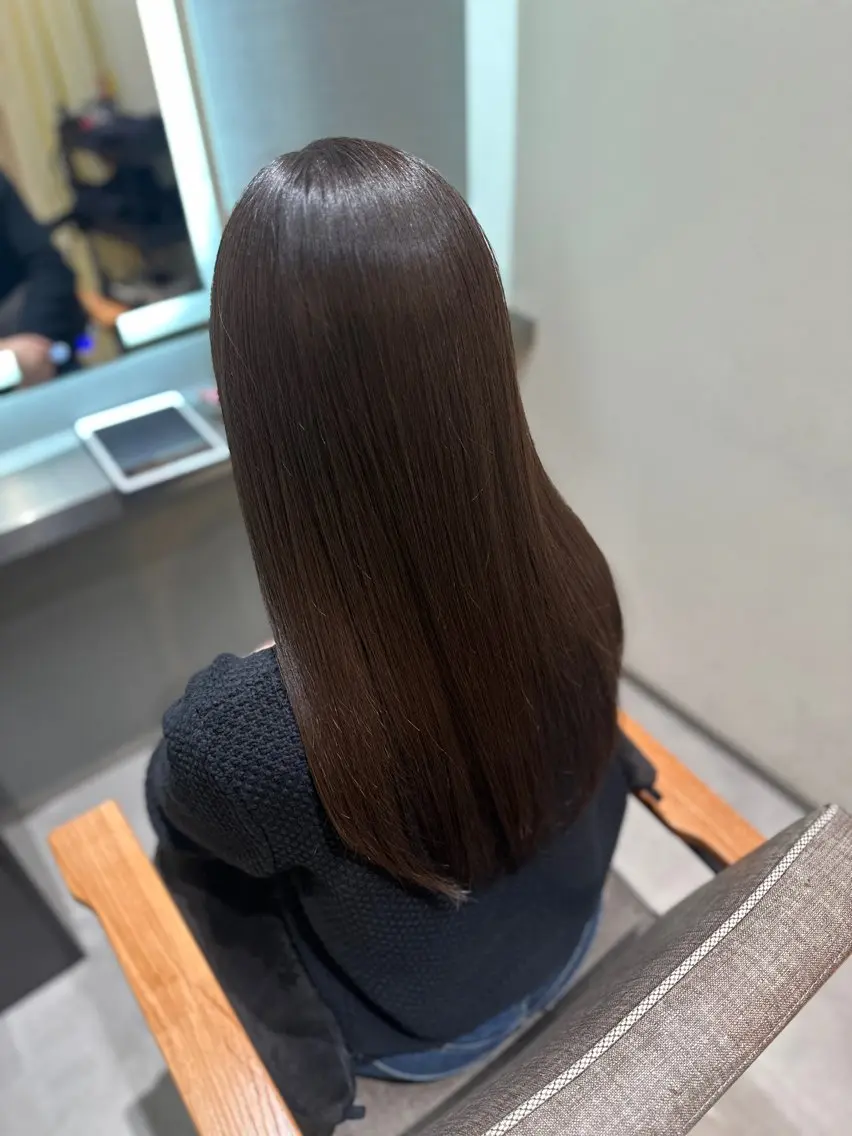ロング カラー ヘアアレンジ ブラウンカラー 透明感カラー 🇰🇷韓国スタイル レイヤー/ayanaのヘアスタイル