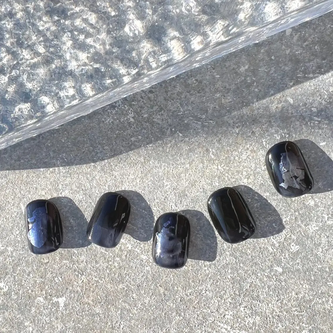 ネイル ニュアンスネイル ショートネイル gemickle nailのネイルデザイン