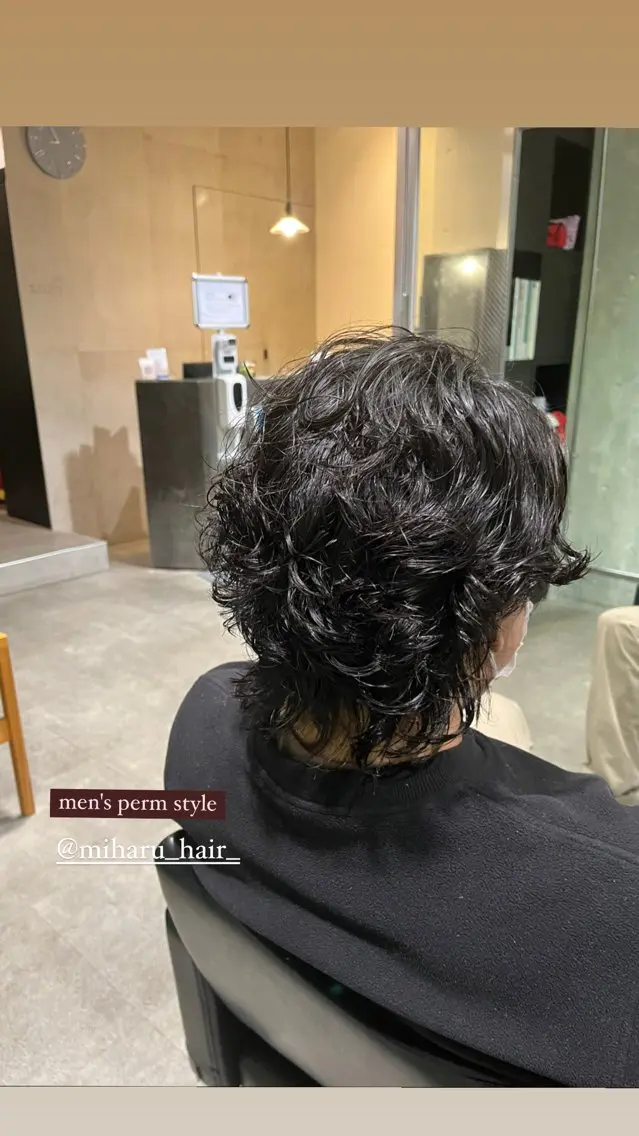 パーマ miharu/ 茨木 English OKのヘアスタイル