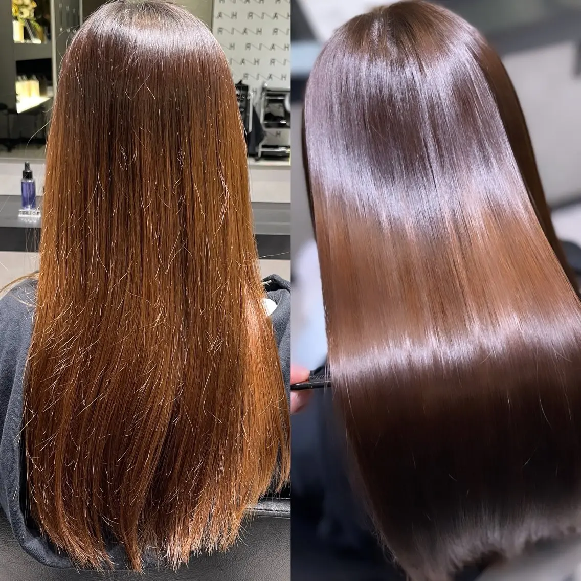 ロング 髪質改善 縮毛矯正 トリートメント 阿部 祥大のヘアスタイル