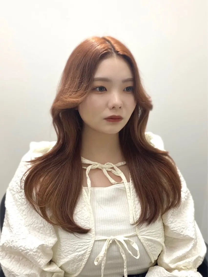 ロング レイヤーカット YUZU🎀顔まわり ×レイヤーカットのヘアスタイル