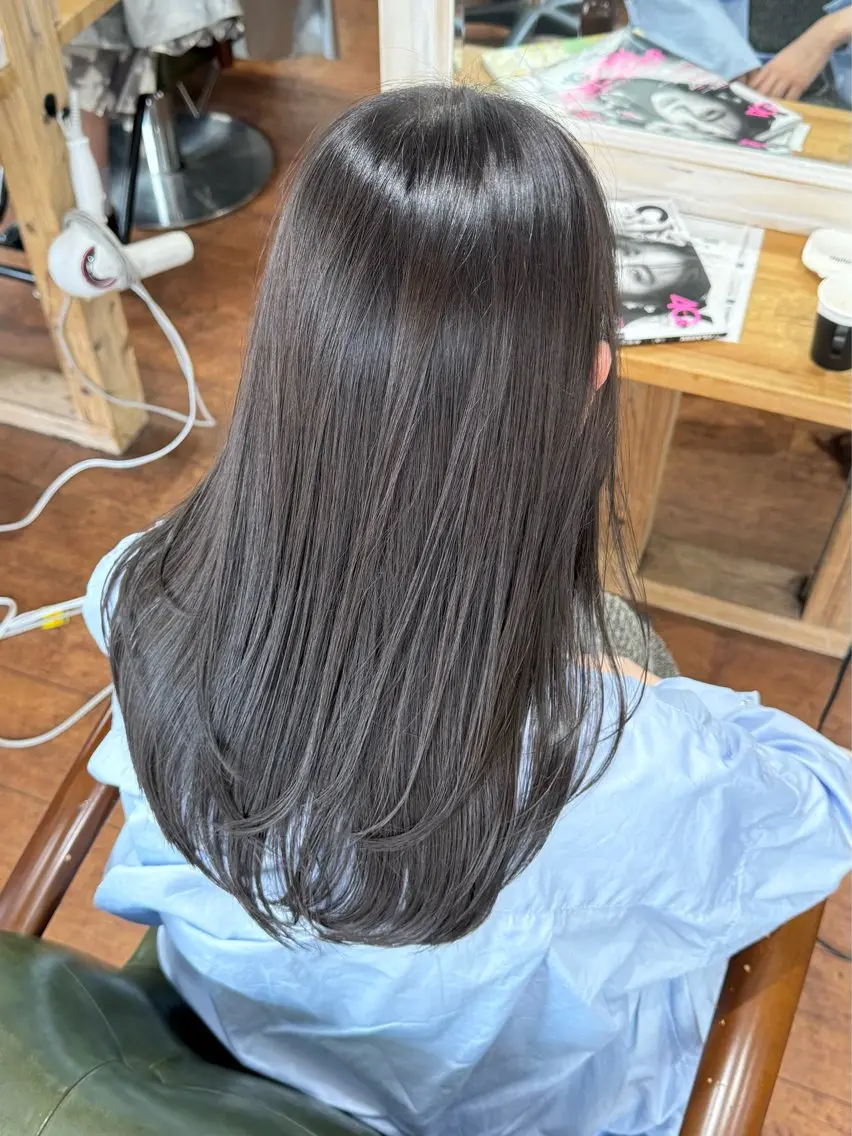 🇰🇷韓国レイヤーカット🇰🇷➕天使の艶カラー👼➕GLOBALMILBONSTANDARD TREATMENT🤍の写真