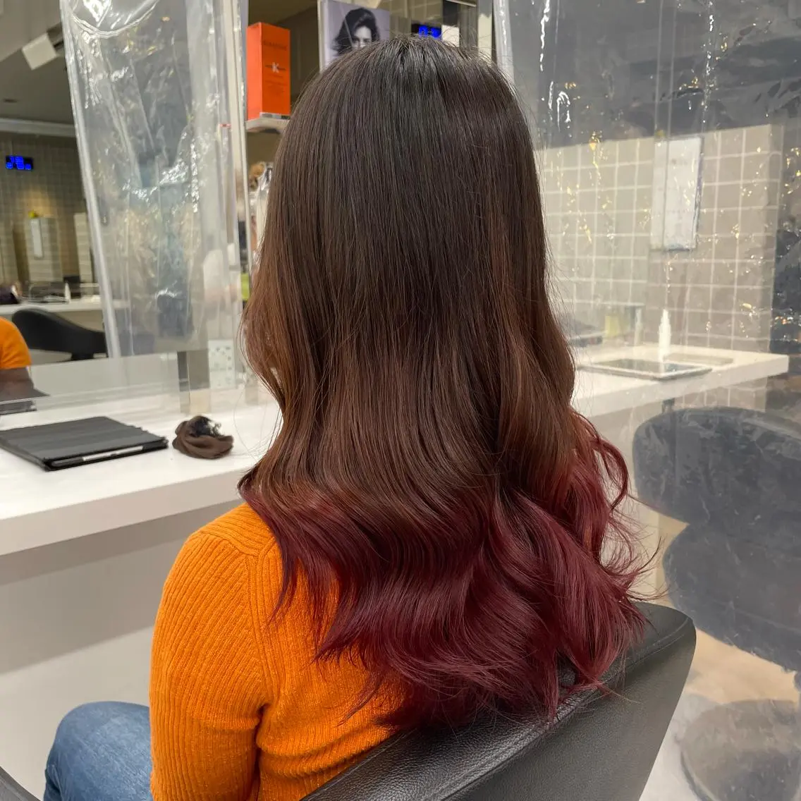 ショート カラー パーマ ヘアアレンジ メンズ キッズ ネイル マツエク・マツパ 🦋韓国風カラー🦋 こうせい原宿のヘアスタイル