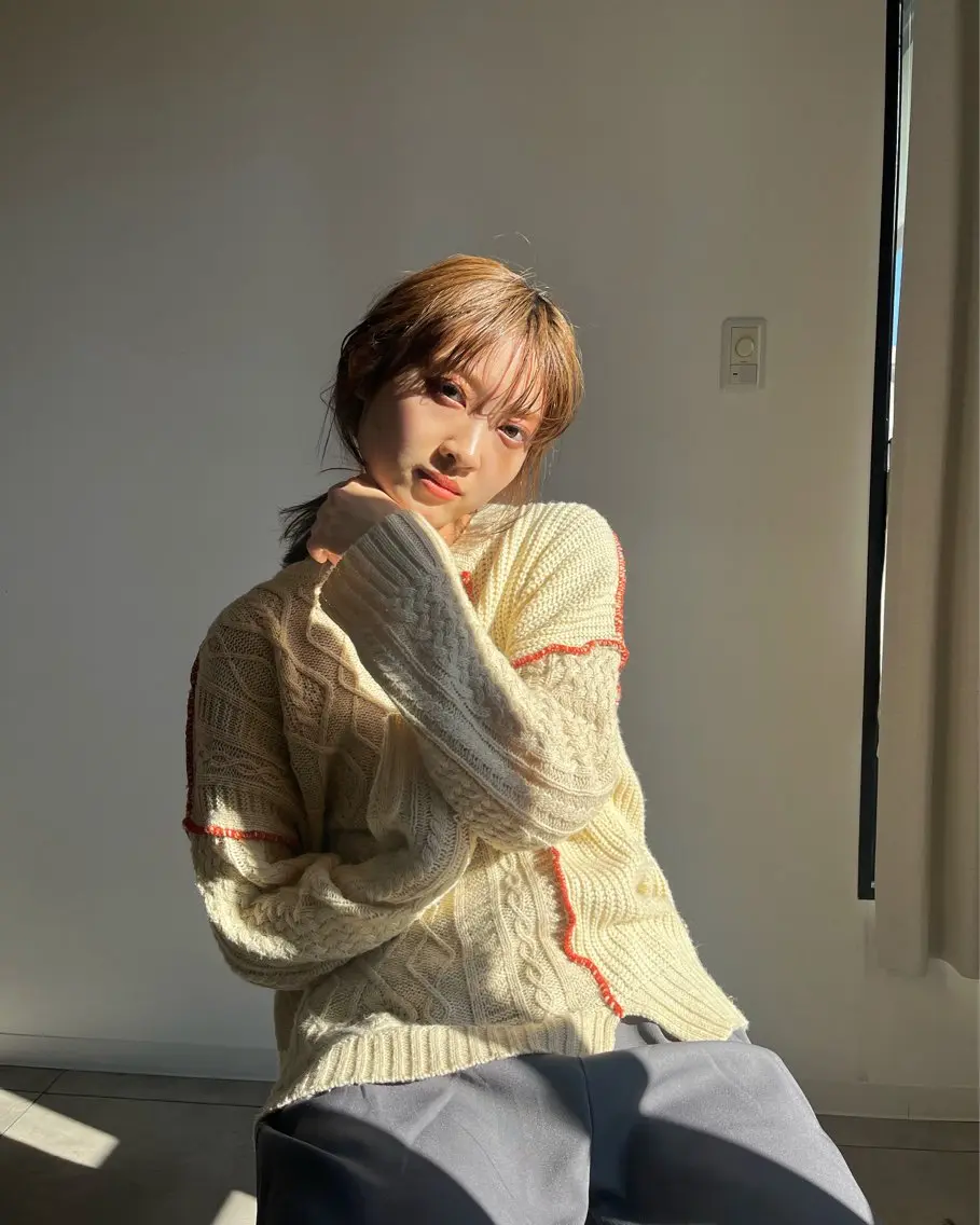 ミディアム 西浦 杏音のヘアスタイル