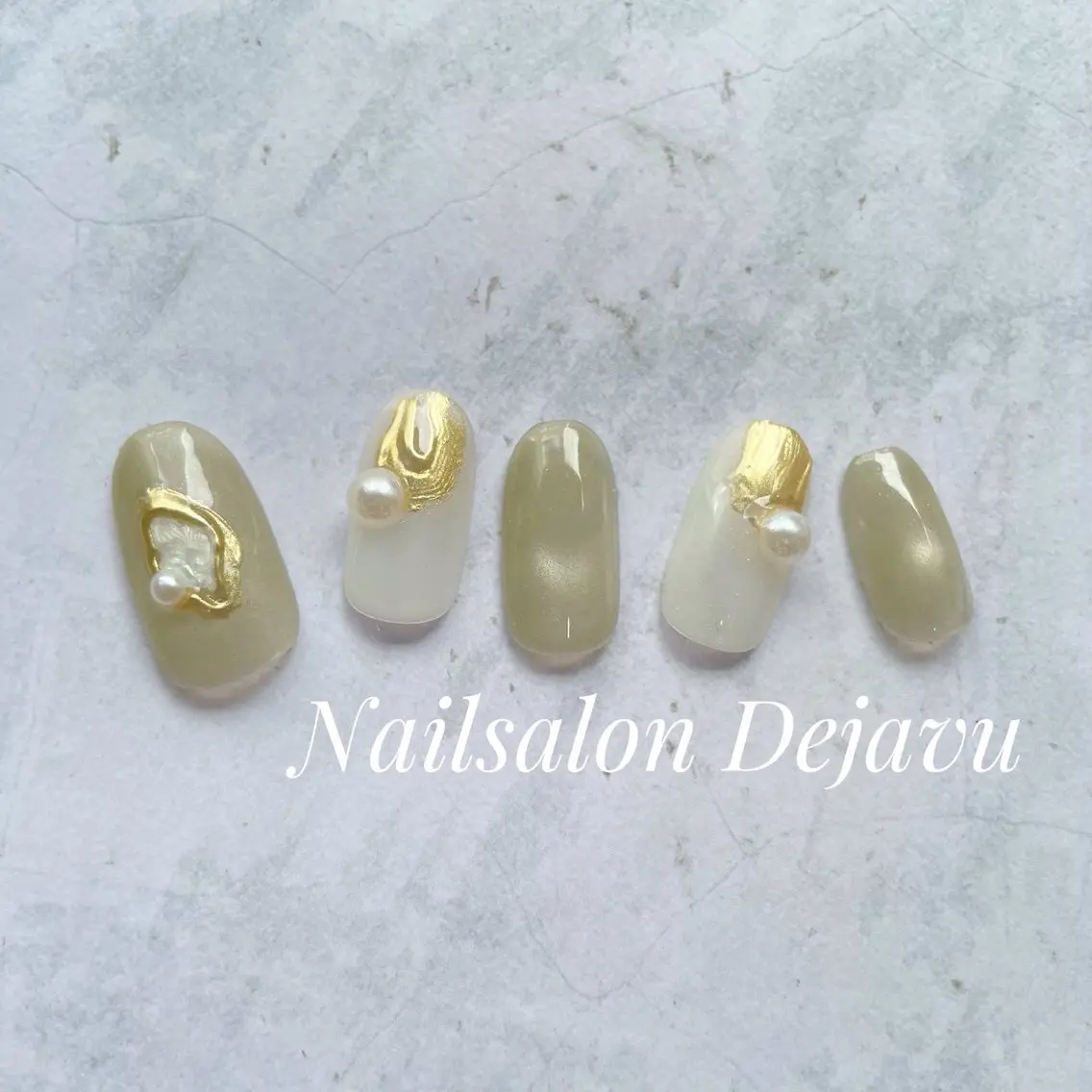 ネイル ハンドネイル Nail salon Dejavu 🌿のネイルデザイン