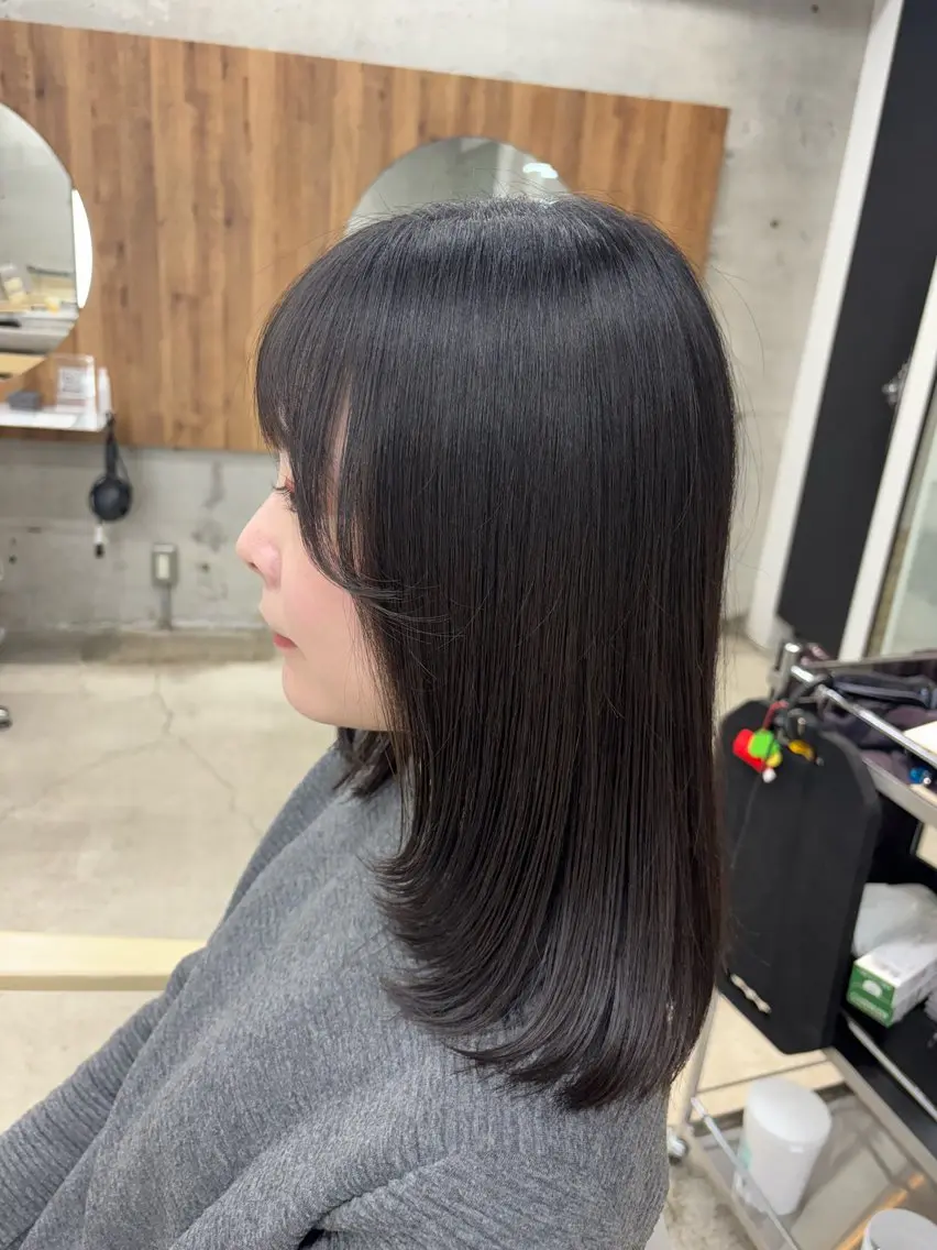 セミロング モテ♡hair 🎠🫧ERIのヘアスタイル