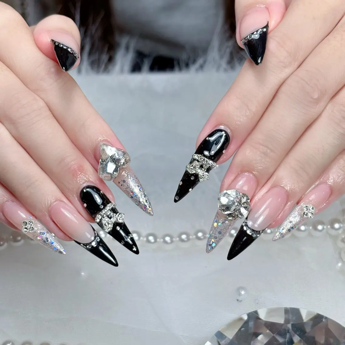 ネイル フレンチネイル ジェルネイル 韓国ネイル マグネットネイル ニュアンスネイル ハンドネイル Sully Nail Labのネイルデザイン