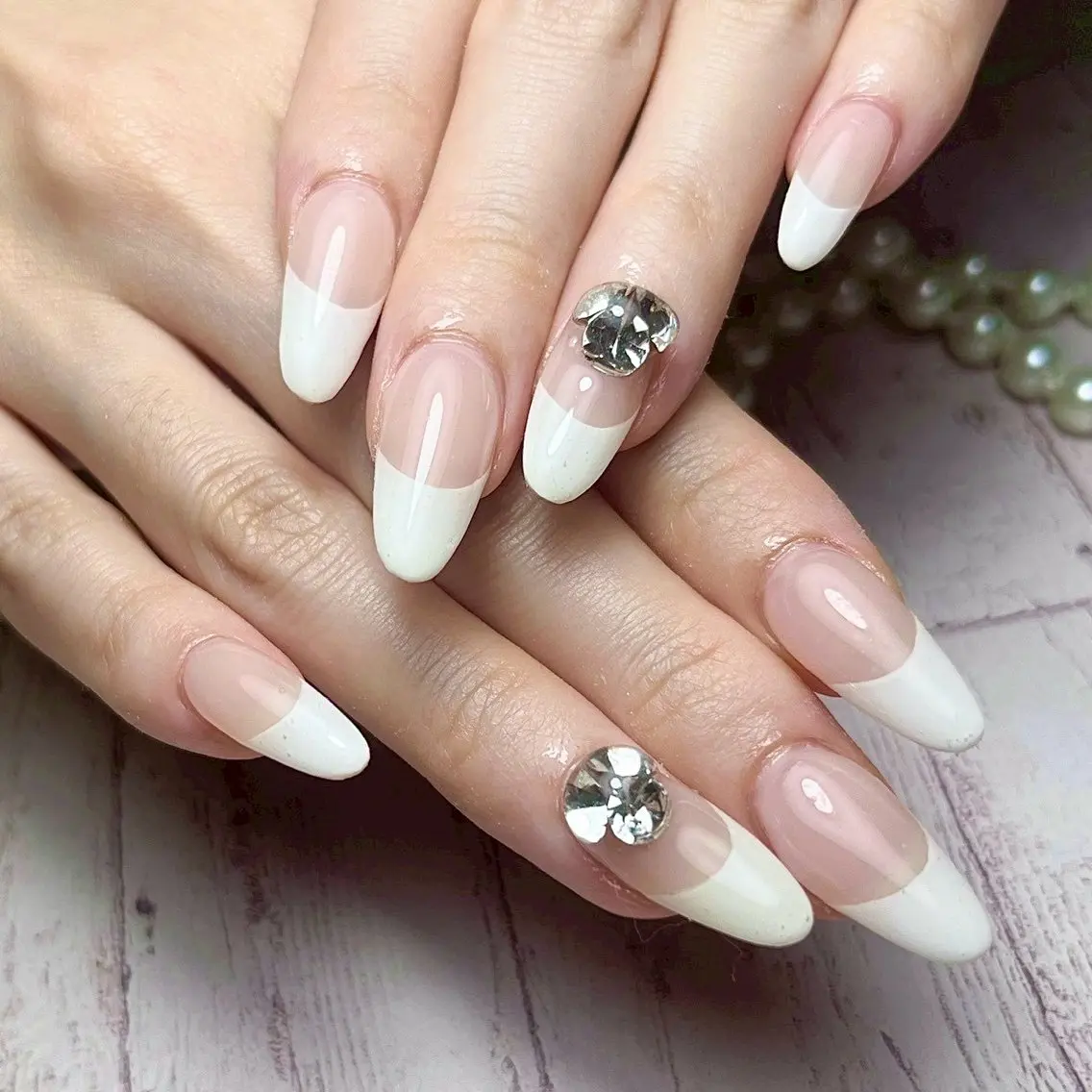 【オフあり】GEL フレンチコース(ベースカラーつき)💜💛の写真