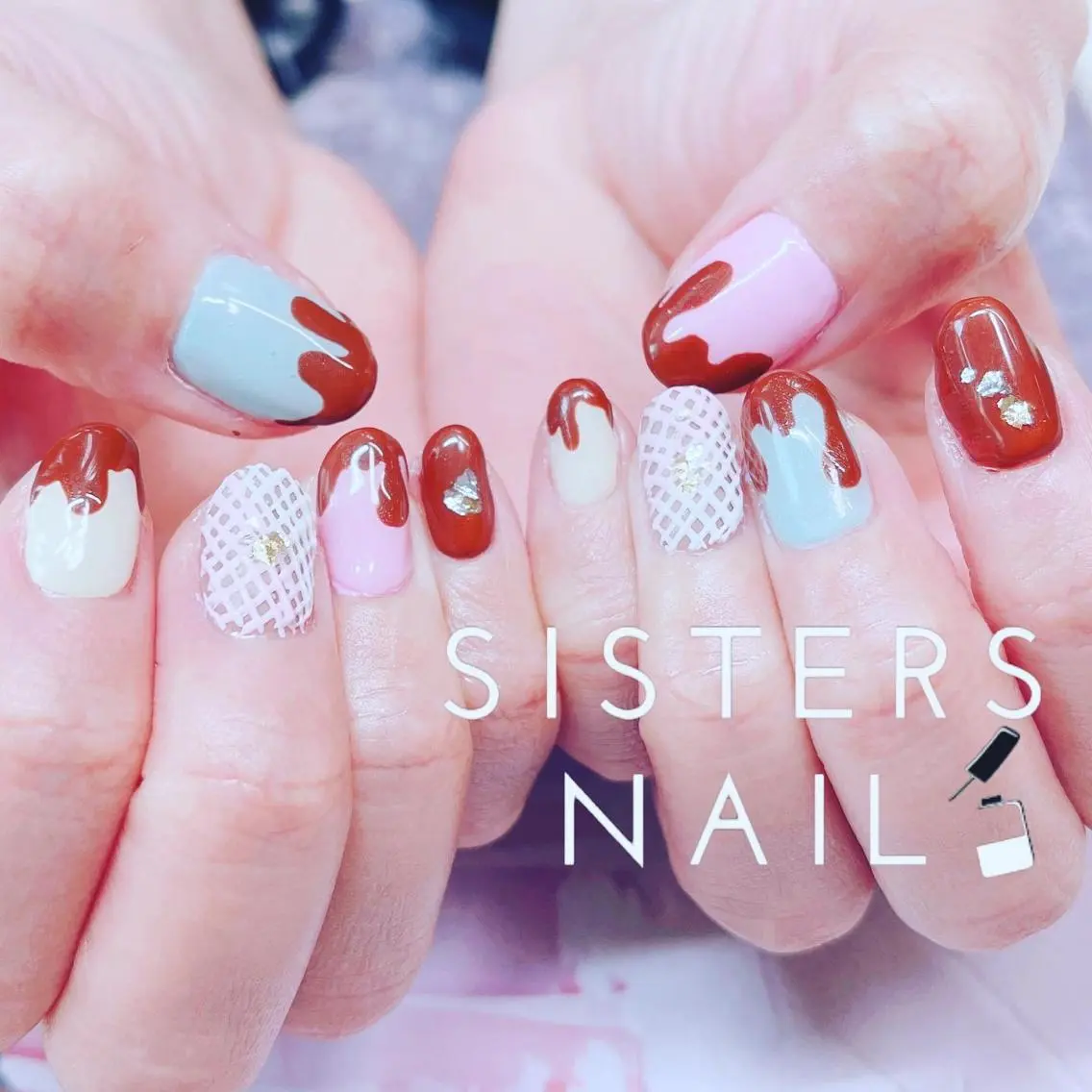 ネイル アートネイル パステルネイル ハンドネイル ハンドケア sisters nail.fのネイルデザイン