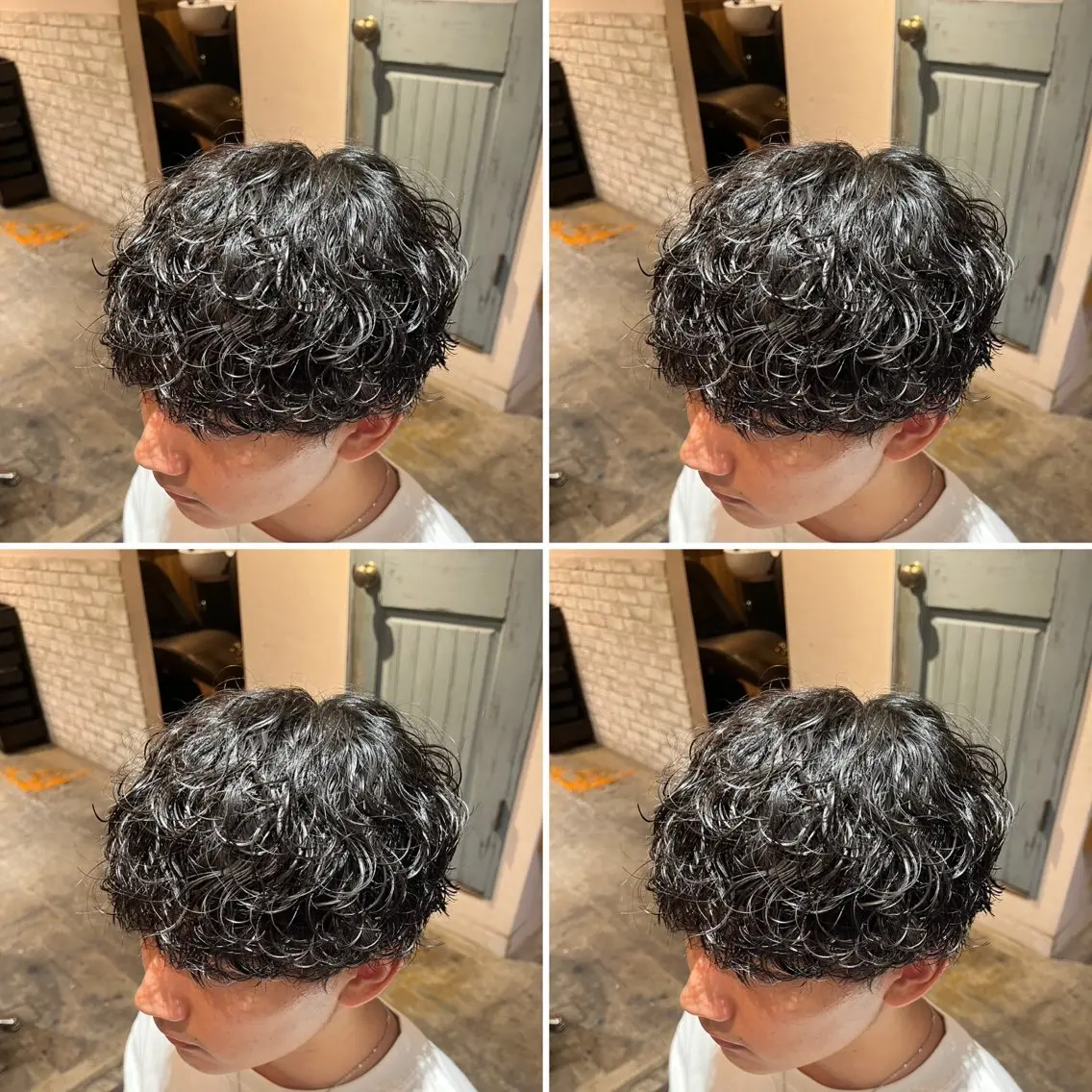 パーマ メンズ カット パーマ トリートメント ヘアセット メンズパーマ特化 望月謙二郎のヘアスタイル