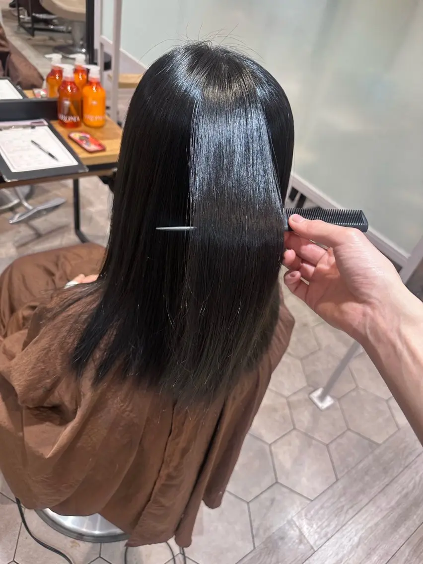 ミディアム センター南 髪質改善 大引 優のヘアスタイル