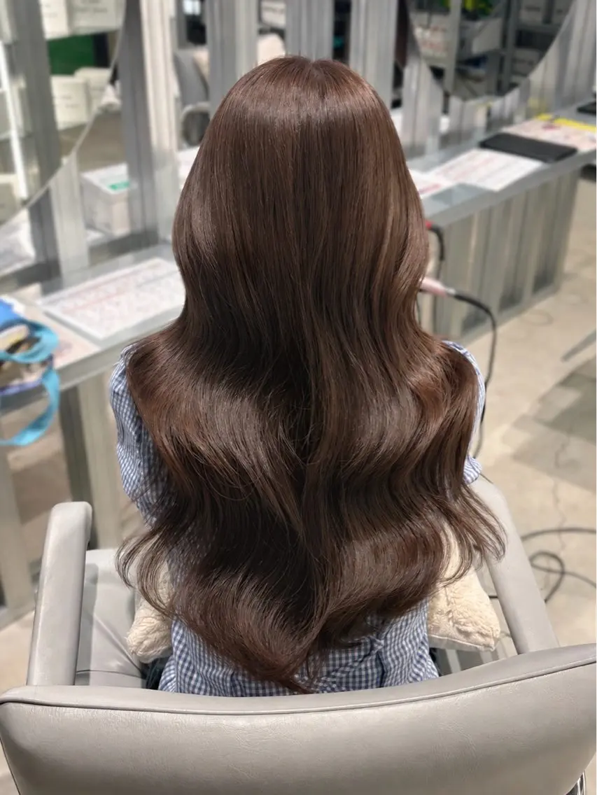 ロング カラー ヘアカラー トリートメント 🥨みのり🥨/ レイヤーカット/ボブのヘアスタイル