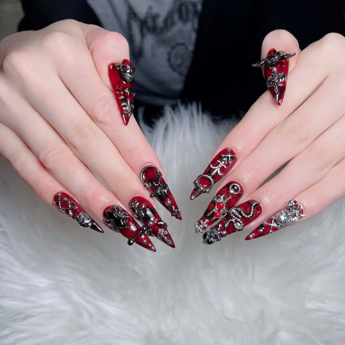 ネイル チークネイル 長さ出し フラッシュネイル フレンチネイル グラデーション ハンドネイル Lenie Nail Salonのネイルデザイン