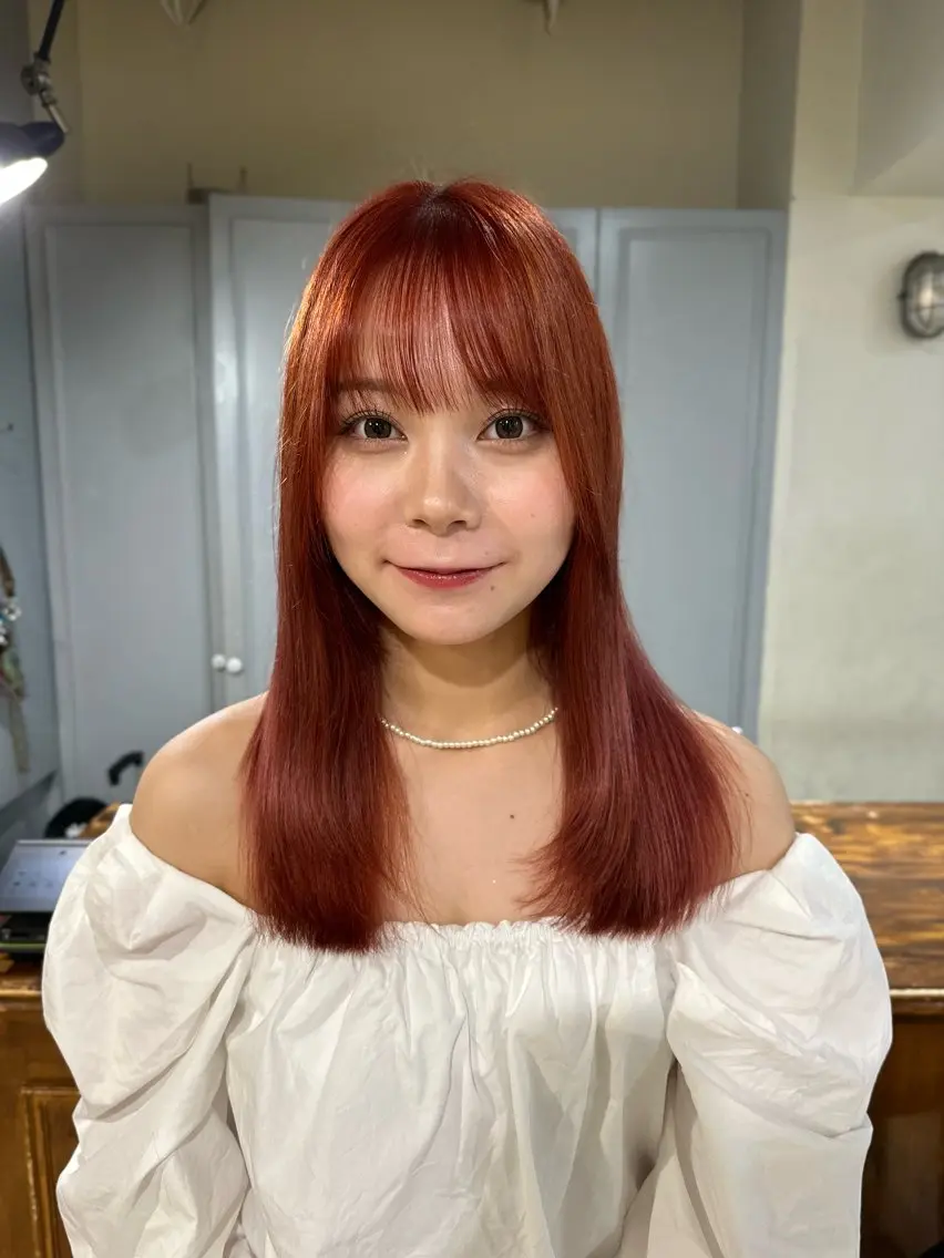 ✨圧倒的透明感✨ブリーチ無しダブルカラー&シルクトリートメント💕21300→10000メンズも大歓迎!の写真