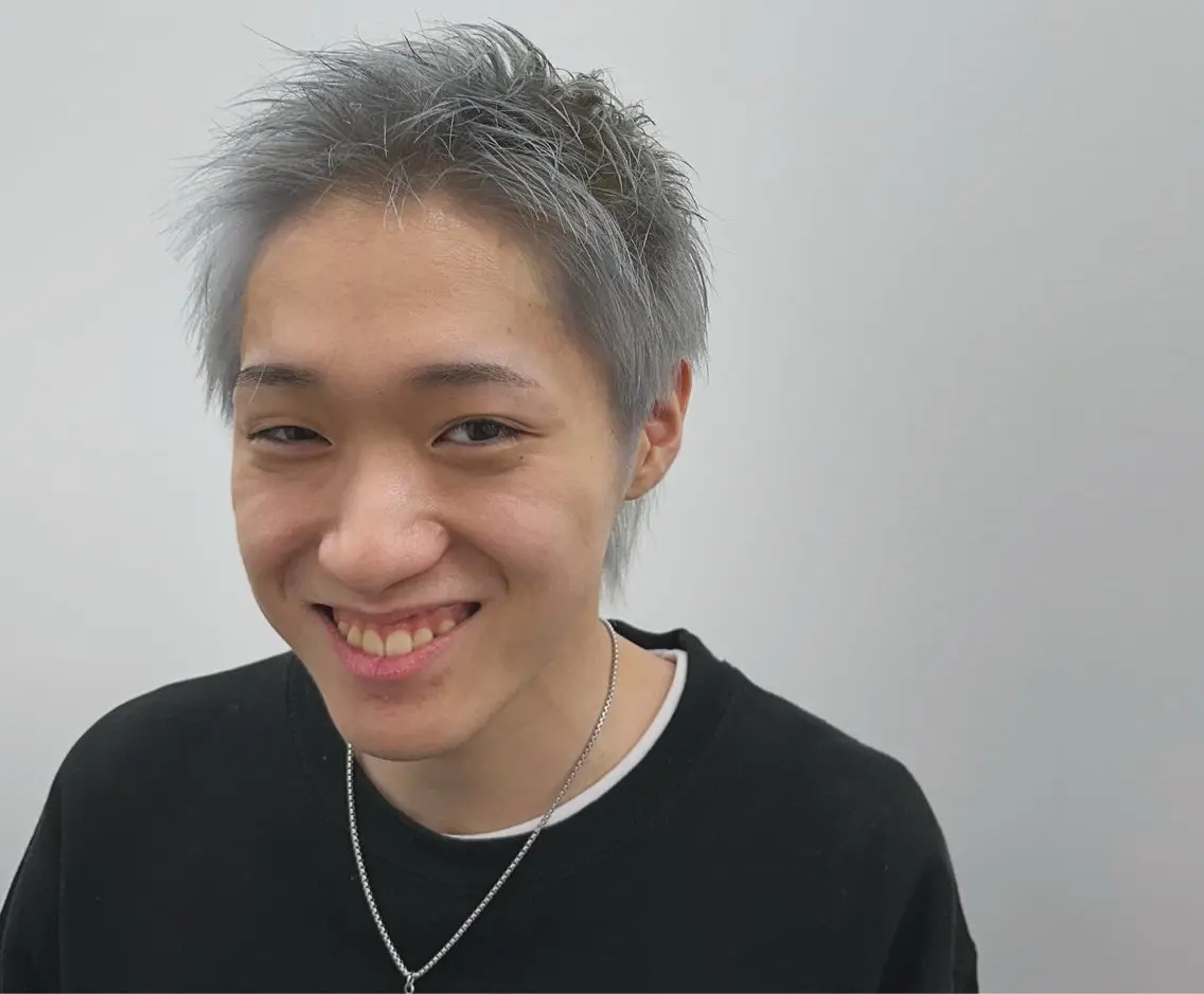 ショート ウルフカット ヘアカラー 💈神技メンズカット 大沢カズキ✂︎のヘアスタイル