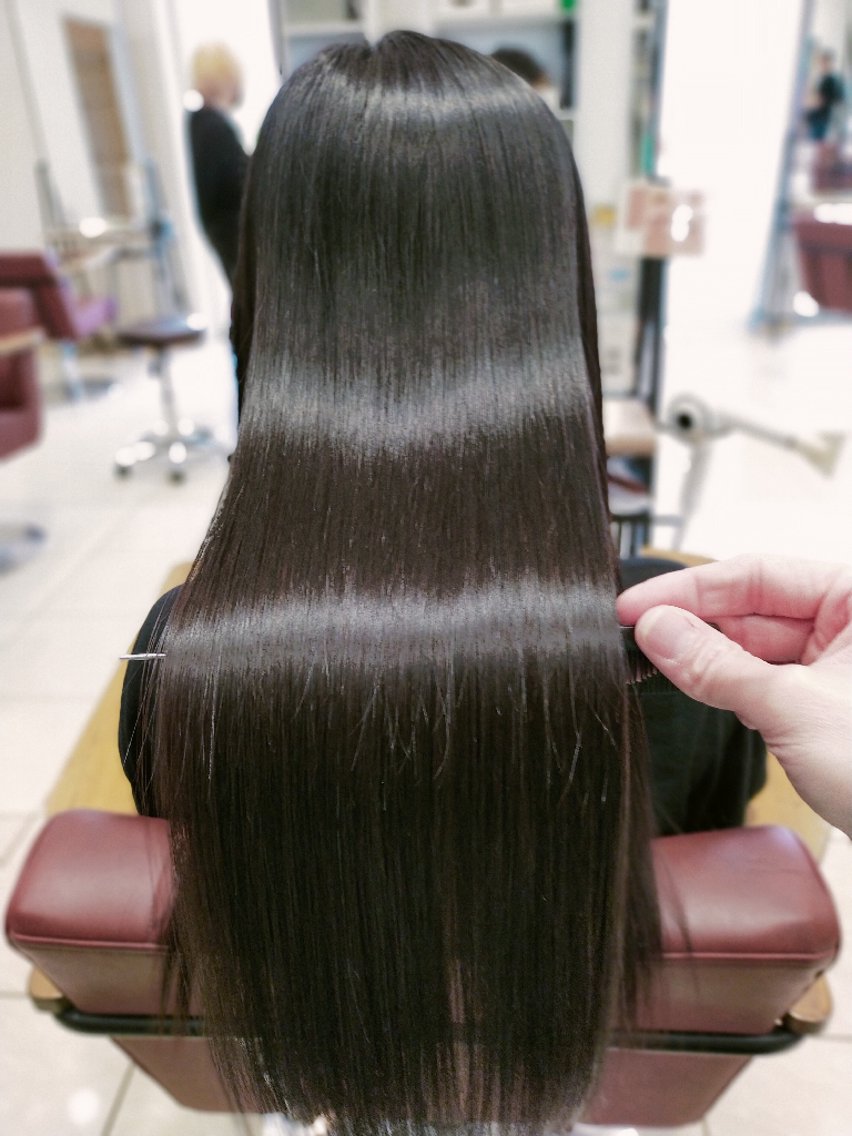 ロング カット 縮毛矯正 トリートメント ひたちなか/髪質改善 /大森ヒデトのヘアスタイル