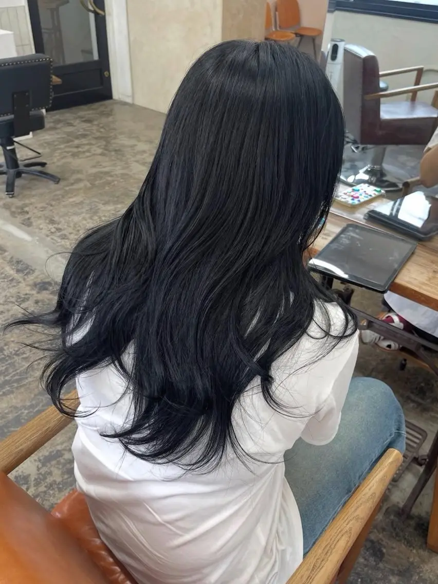 ロング カラー カット ヘアカラー Terve.野崎 真里奈のヘアスタイル