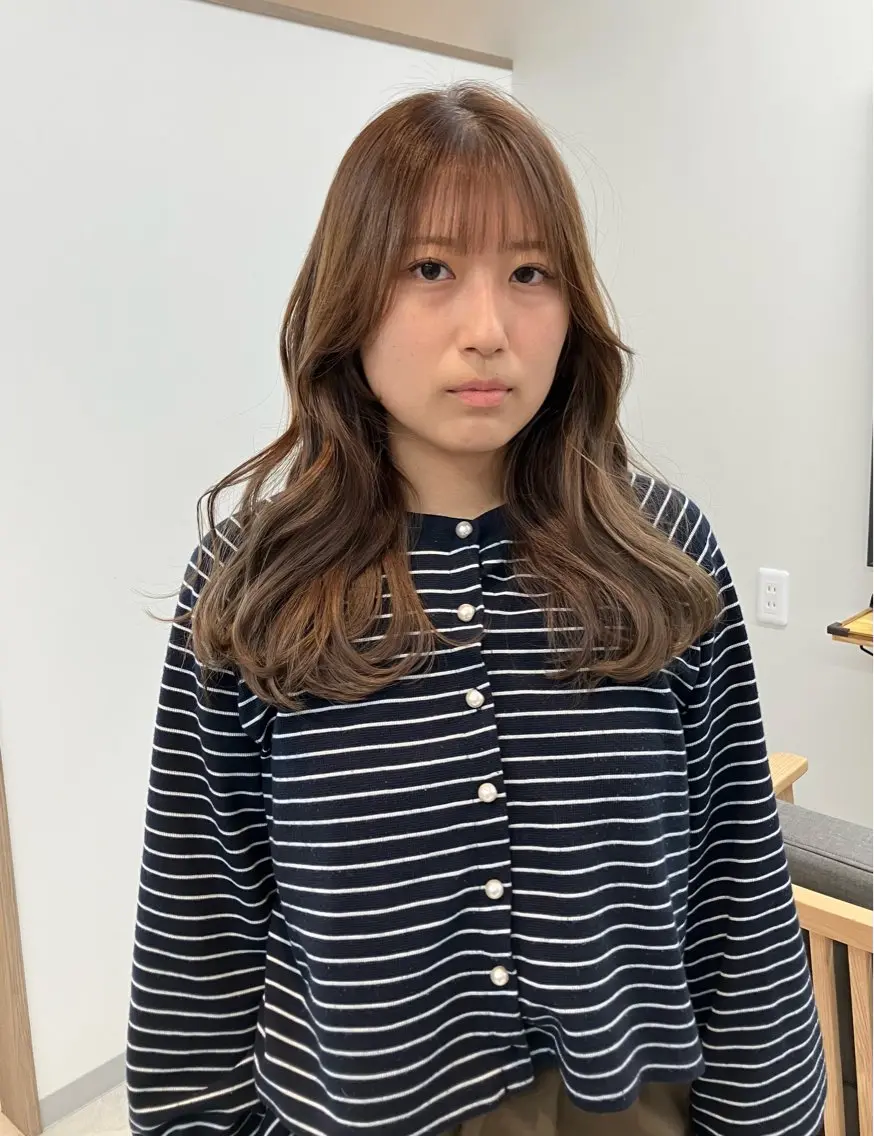 セミロング カット ヘアカラー トリートメント NORI ☆のヘアスタイル
