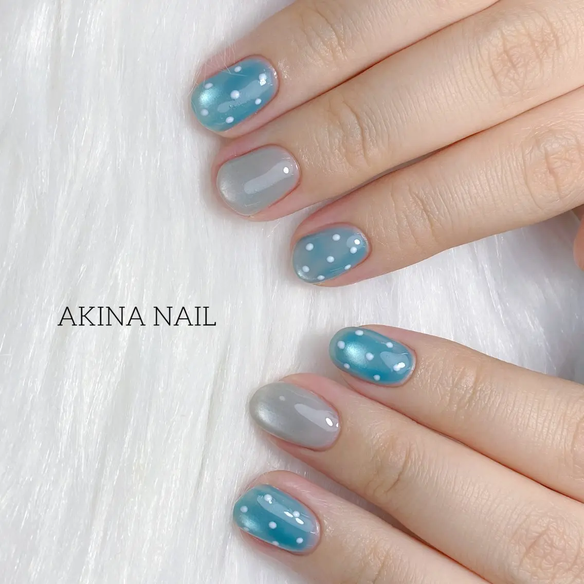 ショート ハンドネイル Akina Nail 亀戸のネイルデザイン
