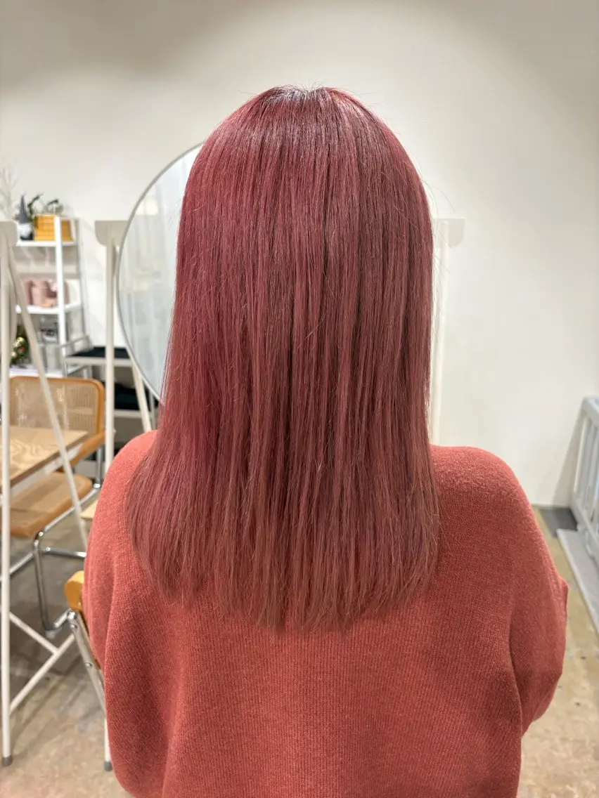 セミロング トリートメント ヘアカラー トリートメント Time is mummyのヘアスタイル