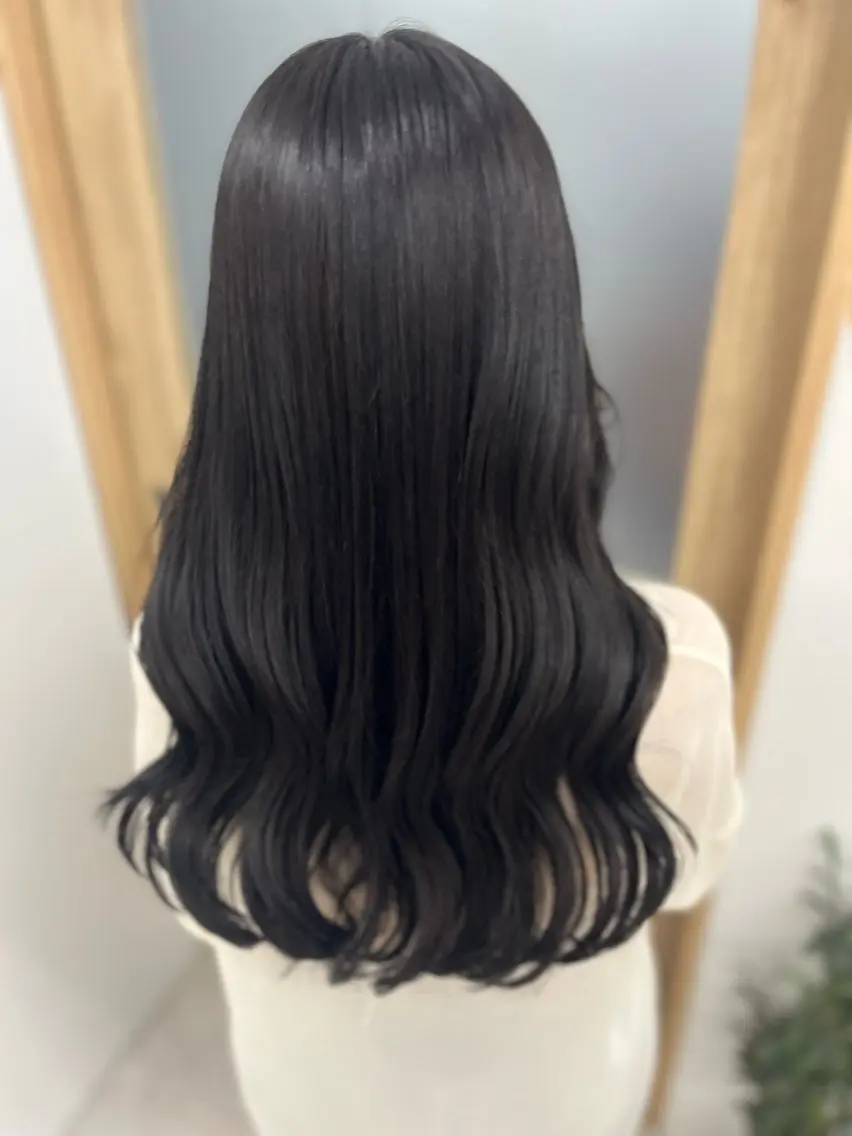 ロング カラー グレージュ ラベンダーカラー ラベンダーグレージュ ラベンダーグレー ヘアカラー トリートメント 🫧ぷる艶カラー🫧 Yuubi🦩のヘアスタイル