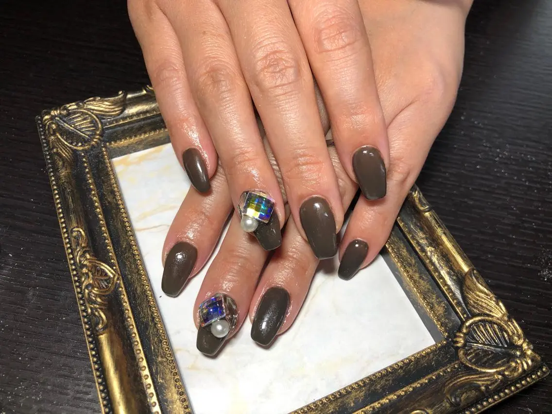 ネイル ワンカラーネイル Nail salon Caco.のネイルデザイン