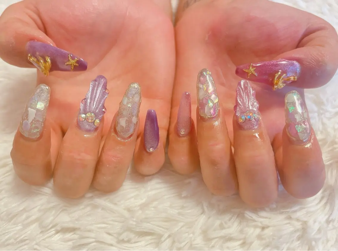 ネイル マグネットネイル Betty❤︎ ネイル＆よもぎ蒸しのネイルデザイン
