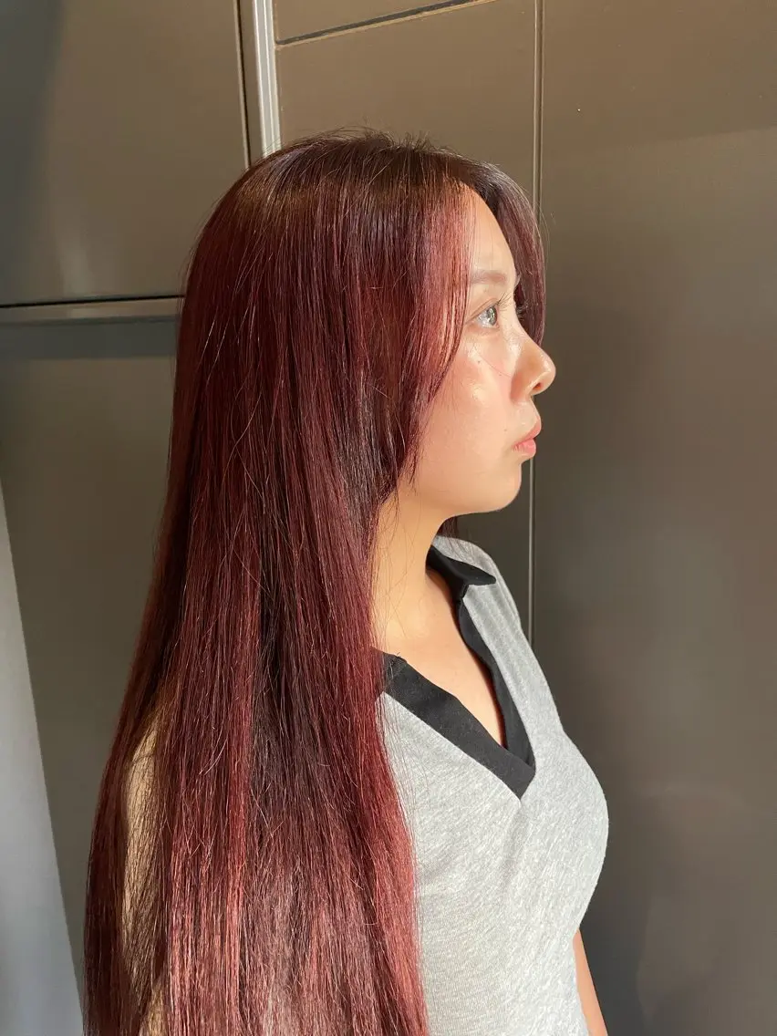 ロング PANOLA下北沢 中川夢菜のヘアスタイル