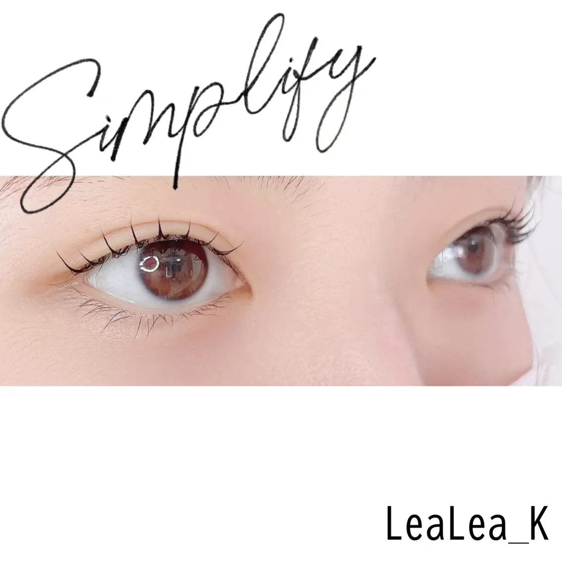 マツエク・マツパ 束感まつ毛 LeaLea_K MIZUKIのマツエク・マツパデザイン