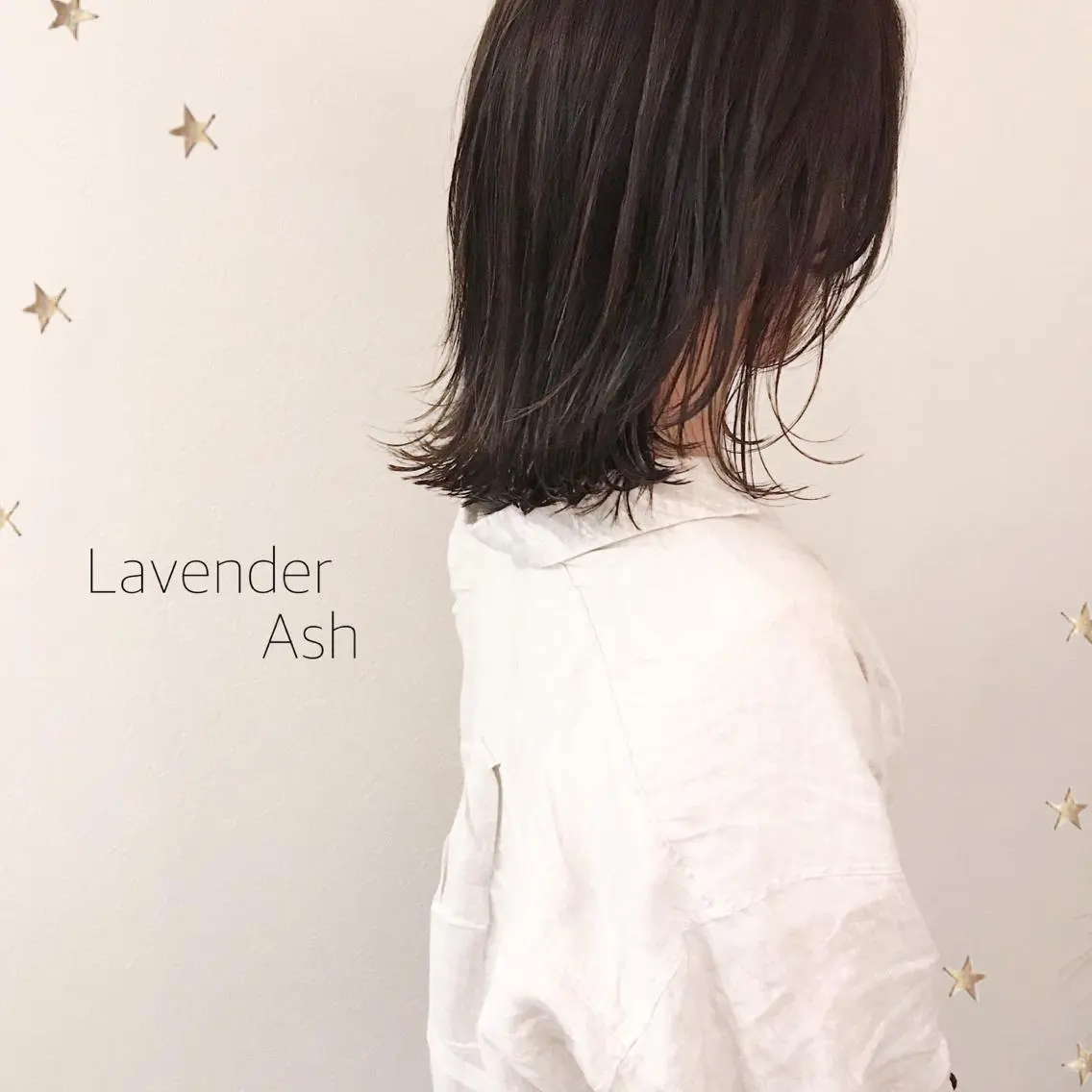 ミディアム カラー カット ヘアカラー 市川 千夏のヘアスタイル