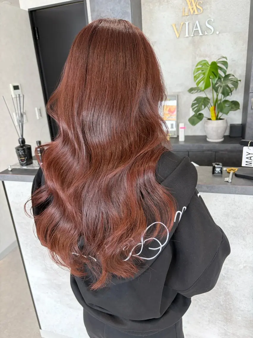 カラー 中村 真珠のヘアスタイル
