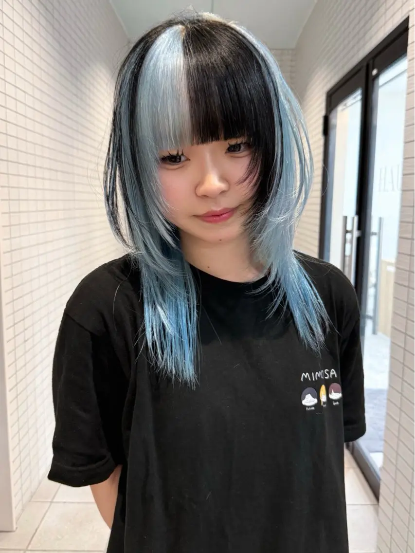 ロング カラー デザインカラー 🌙町田色落ち特化 🌙れいのヘアスタイル
