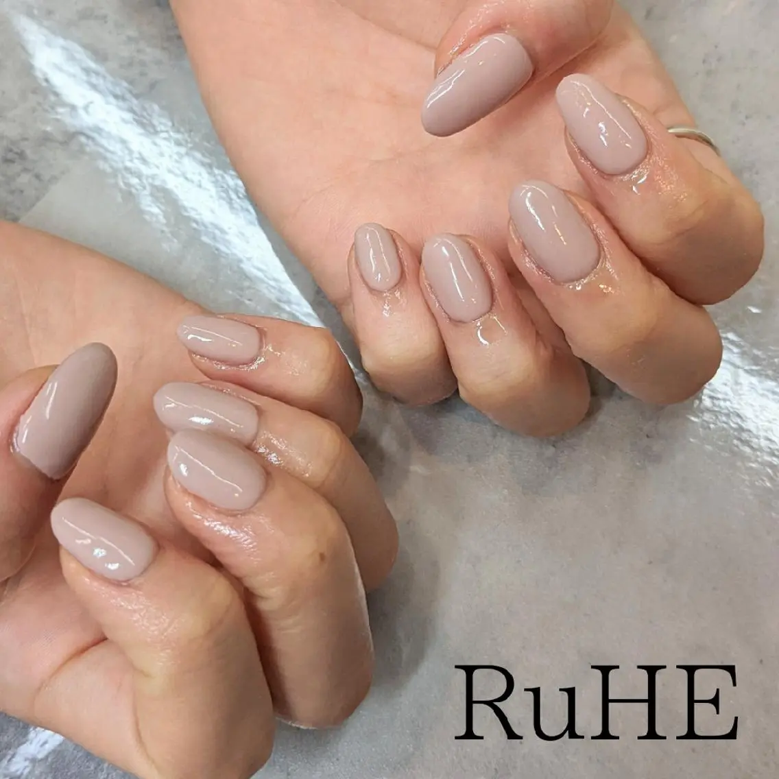ネイル ワンカラーネイル BBnail ogataのネイルデザイン