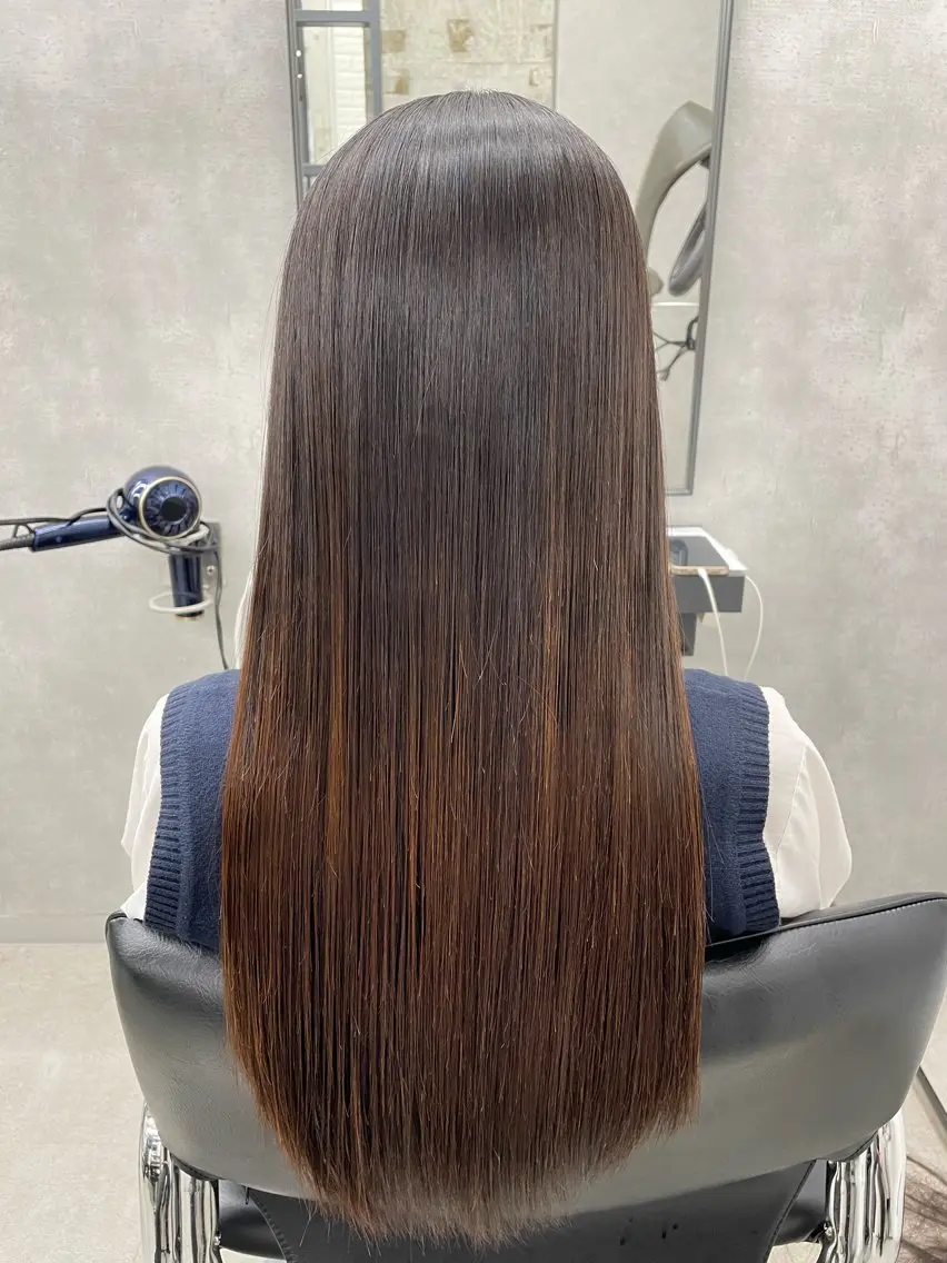 ロング 髪質改善 縮毛矯正 すぐ巻ける縮毛矯正 🍀勝倉　麗のヘアスタイル