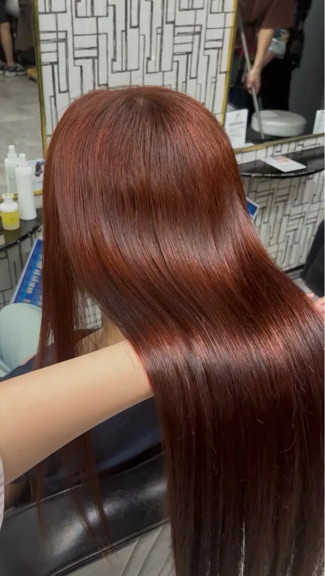 ロング ヘアカラー 北村 理奈のヘアスタイル