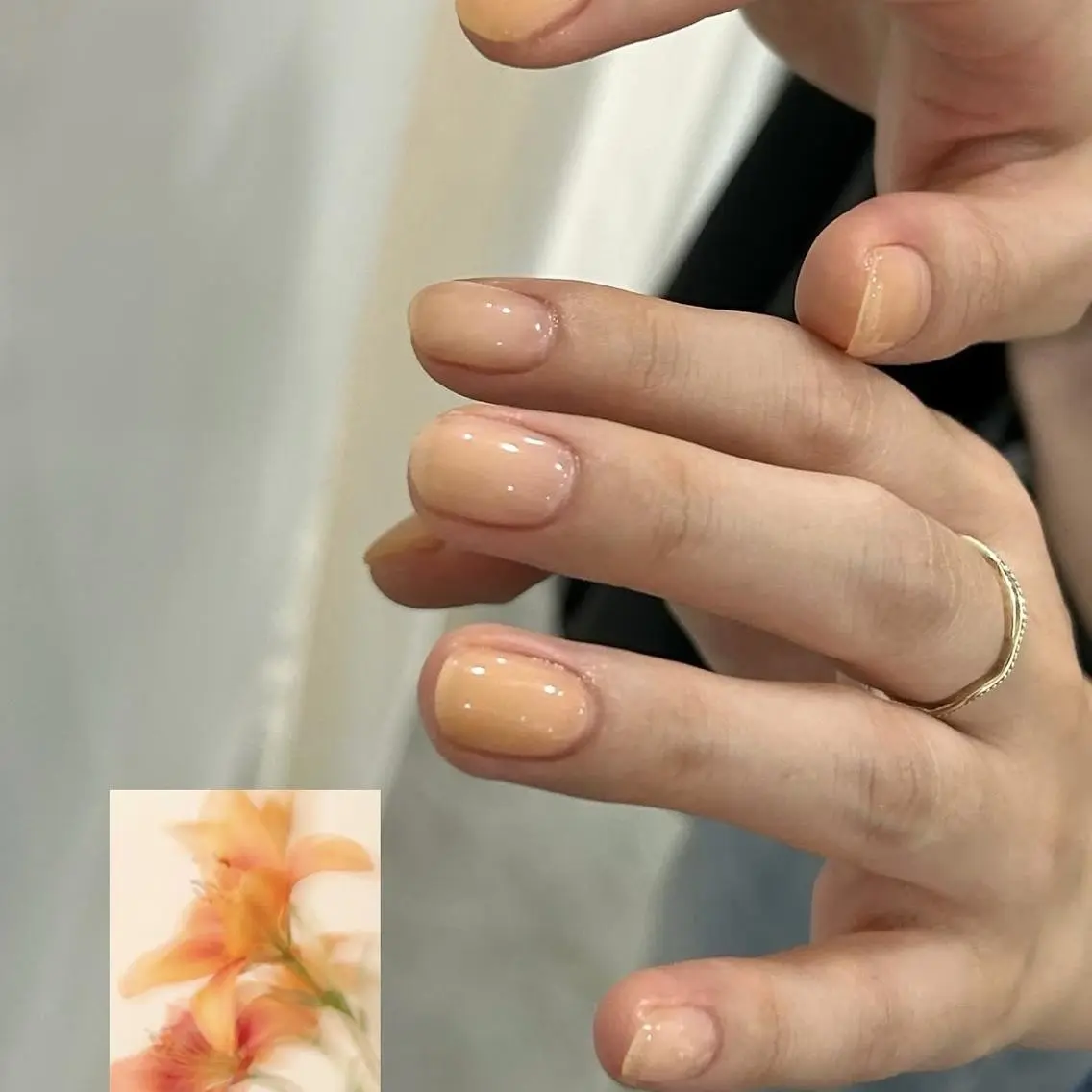 ネイル ニュアンスネイル ワンカラーネイル 大阪/堀江ニュアンス KASUMIのネイルデザイン