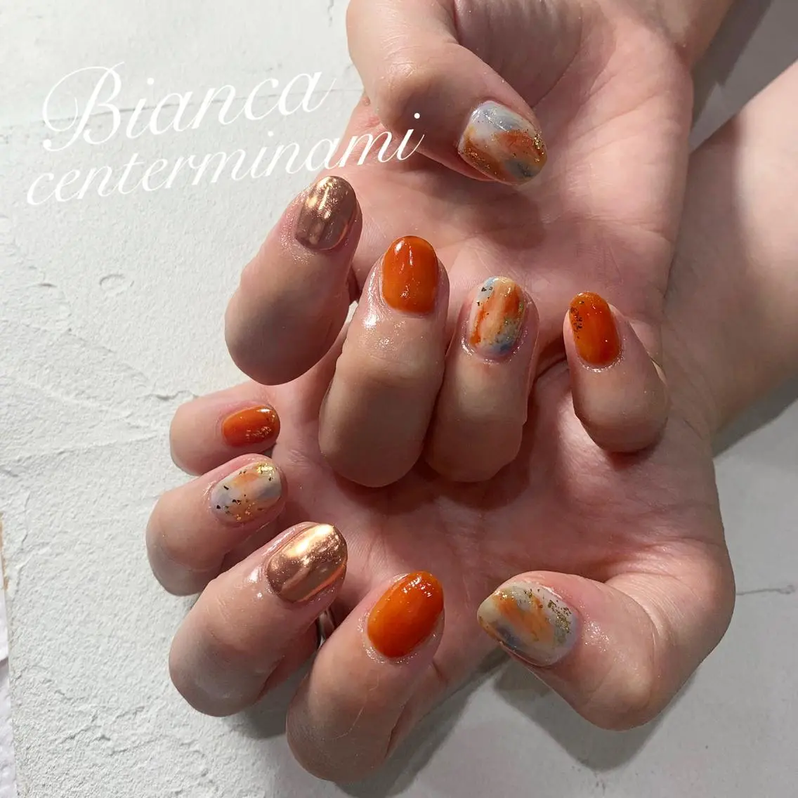 ネイル 夏ネイル ハンドネイル Bianca KIKUTIHARAのネイルデザイン