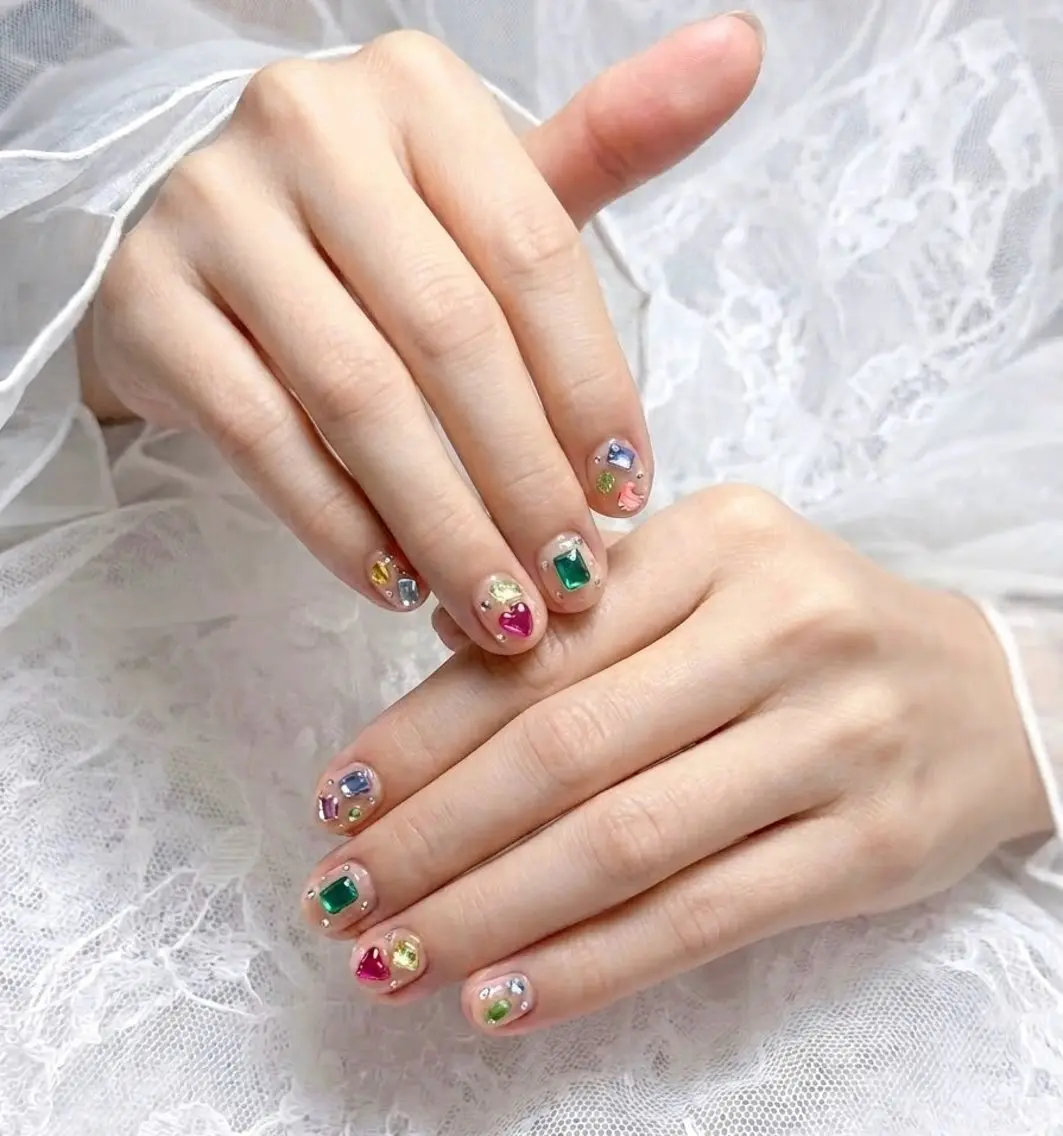 ネイル ジェルネイル キラキラネイル ストーンネイル Michan Nailのその他イメージ