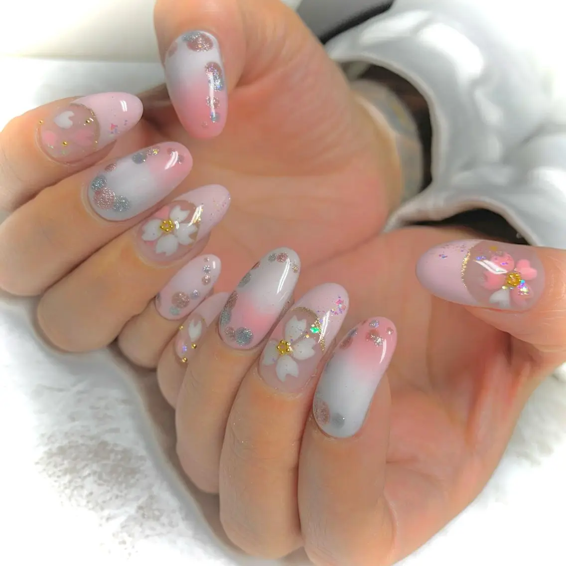 ネイル 桜ネイル LULU LIMAのネイルデザイン
