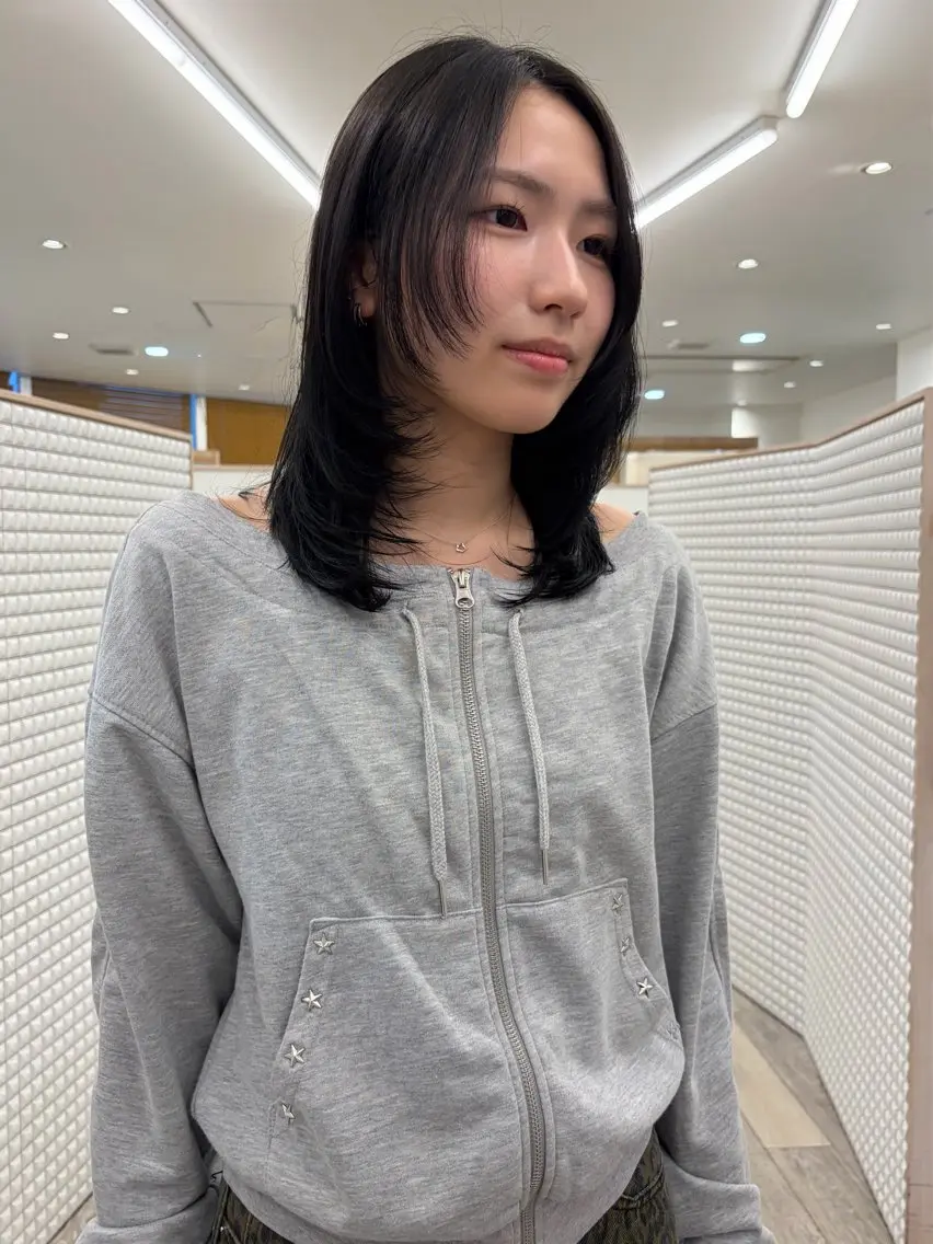 セミロング カラー カット ヘアカラー 畠野Hatano /メンズ/ボブのヘアスタイル