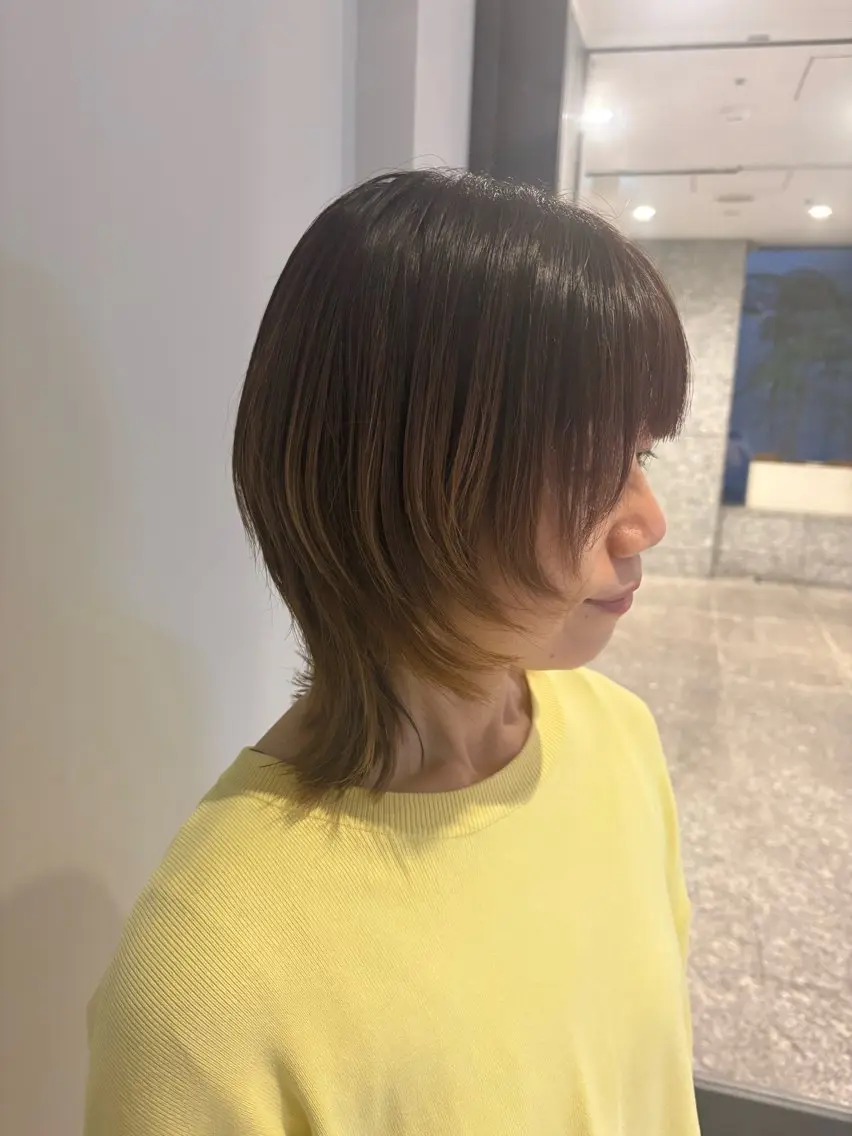 レイヤーカットの写真