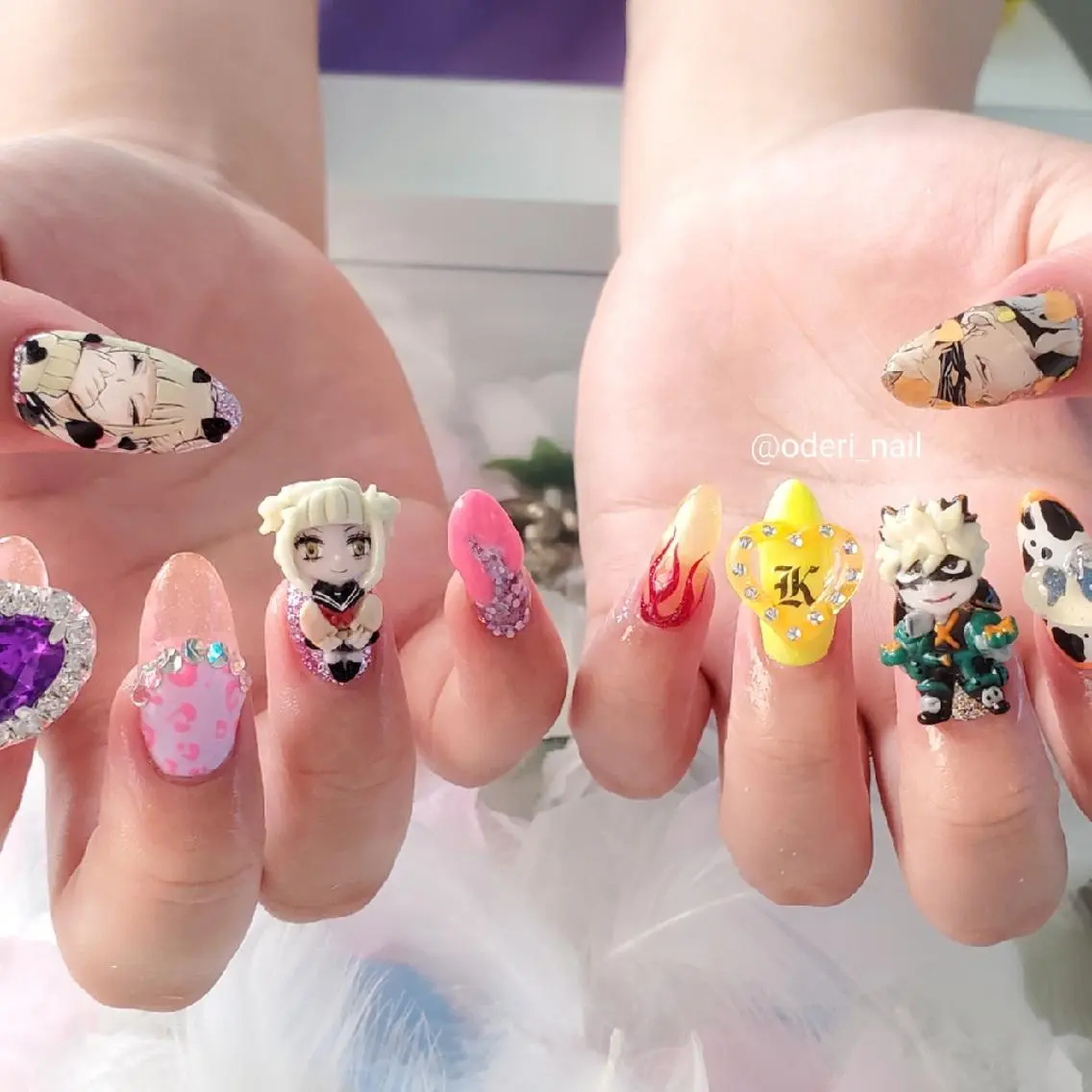 ネイル アートネイル ジェルネイル おで@ oderi_nailのネイルデザイン
