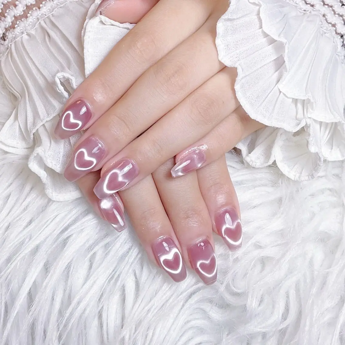 ネイル アートネイル チークネイル 長さ出し フラワーネイル フレンチネイル ハンドネイル ハンドケア NEW NAIL 池袋のネイルデザイン