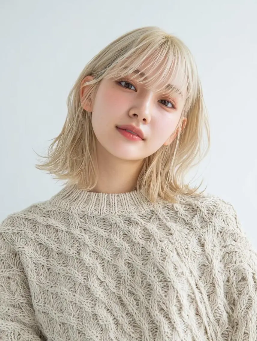 【透明感抜群&赤身の嫌いな方】外国人風ダブルカラー＋保湿トリートメント(ホームケア付)の写真