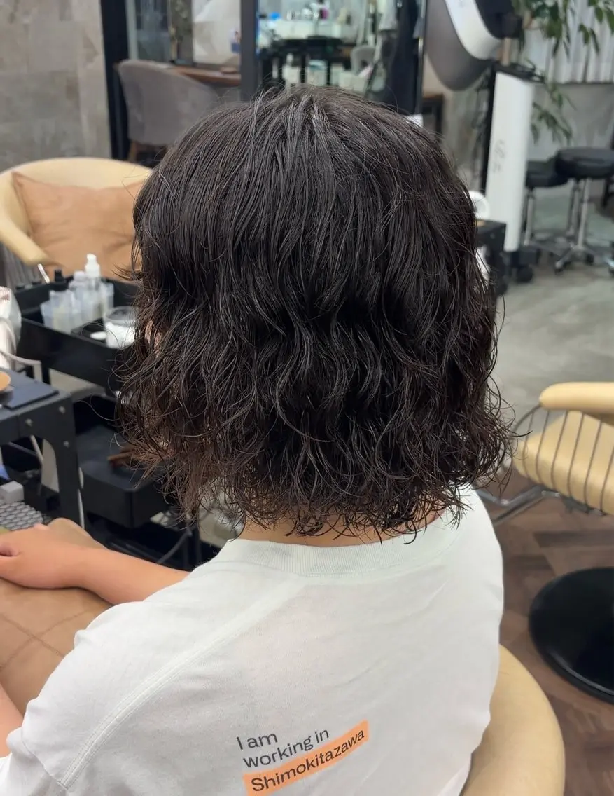 ショート パーマ カット特化／パーマ 特化/はやとのヘアスタイル