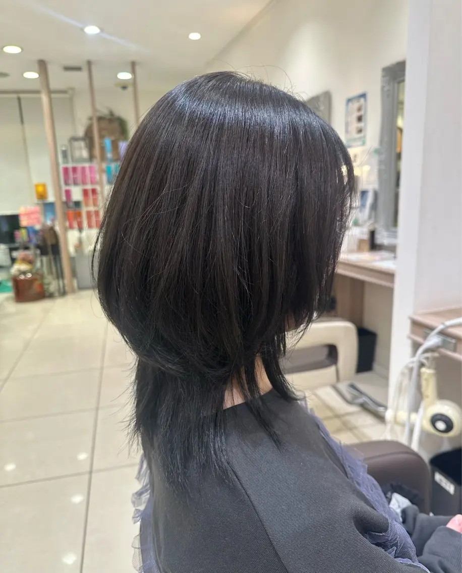 ミディアム カラー グレージュ ヘアカラー Miyu🦄ash カット/まつげのヘアスタイル
