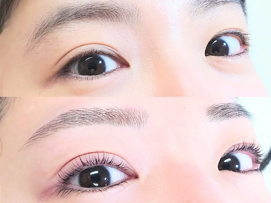 【まつ毛パーマ+眉スタイリング】✨🌈パリジェンヌ・束感パーマ・HBLへの変更可✨🌈の写真