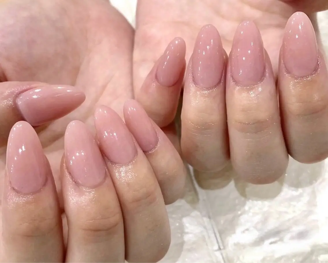 🍒《チップ長さだし10本》ショートからロングまで対応可能.⋆𝜗𝜚.†⋆🍒ワンカラー or ラメグラ【オフ込】の写真