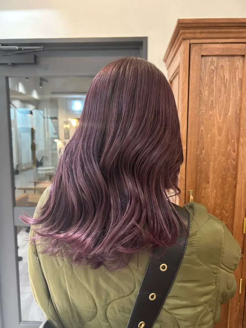 ミディアム カラー re view 日和のヘアスタイル