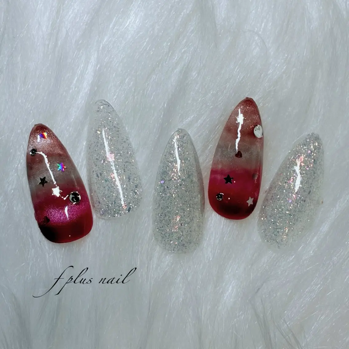 ネイル ボーダー ハンドネイル kanako nail🌷のネイルデザイン